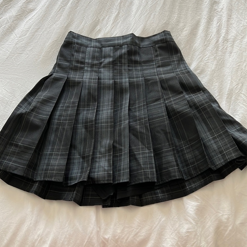 Black and Grey School miniskirt